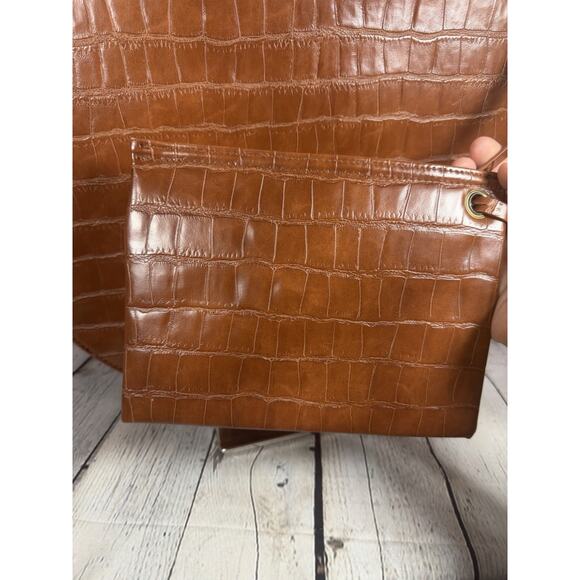 Circle Festival Western Indie Unique Shoulder Bag Wristlet Set Tassel Brown - Picture 4 of 11